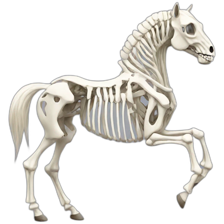 horse-skeleton emoji