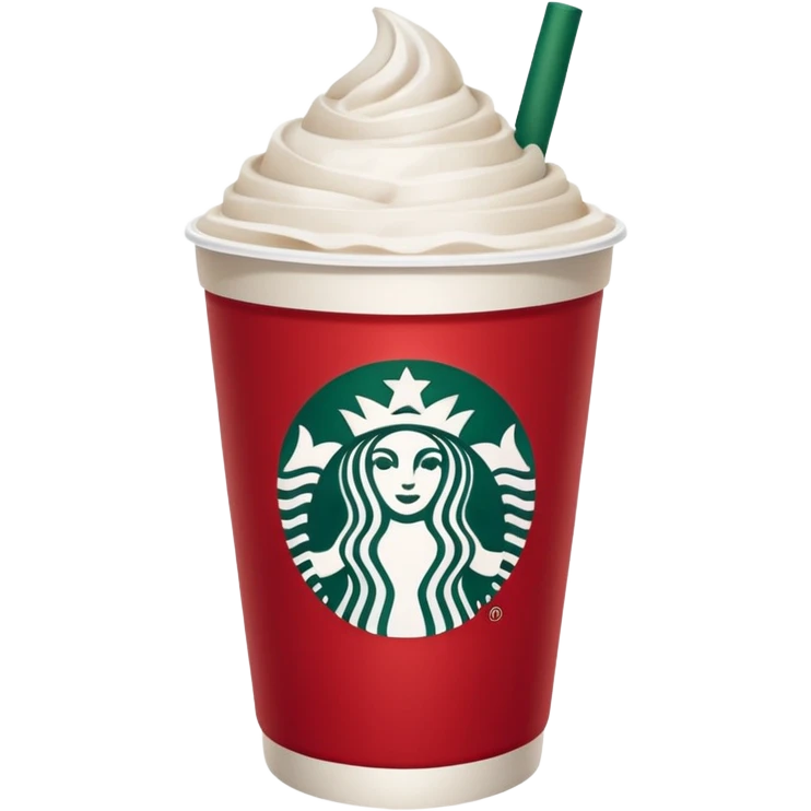 Starbucks holiday cup emoji