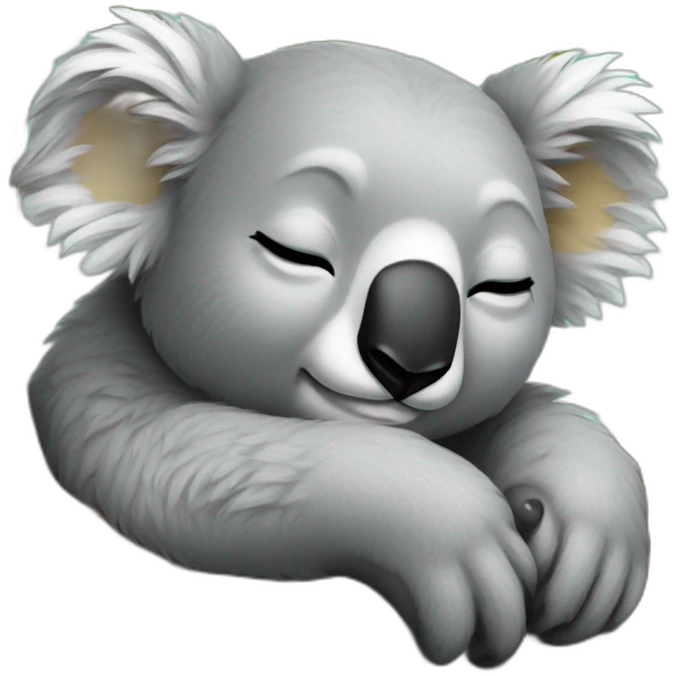 koalas sleeping emoji