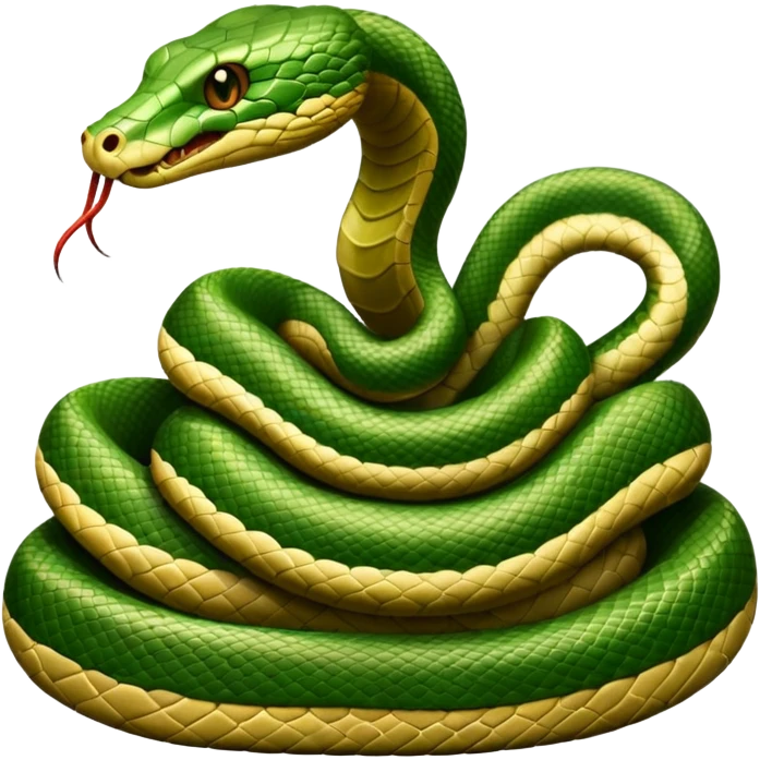 More Snakes image in professional look emoji
