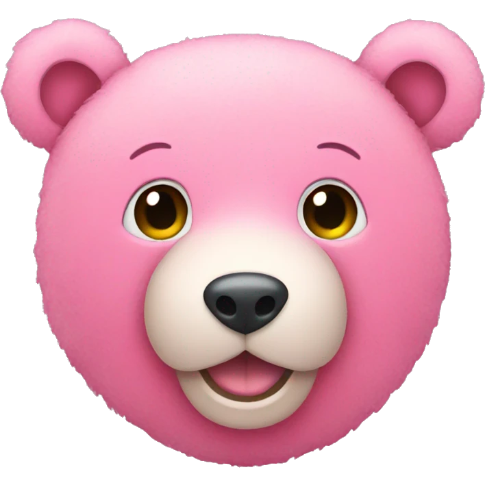 pink teddy bear emoji