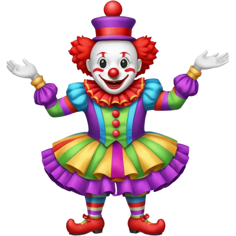 dancing clown emoji