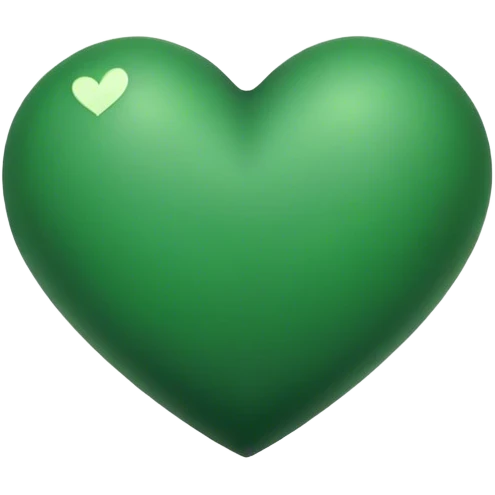 ❤️  that is forest green  emoji