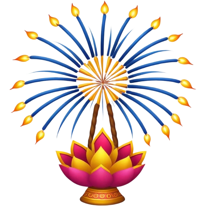 diwali fire works emoji