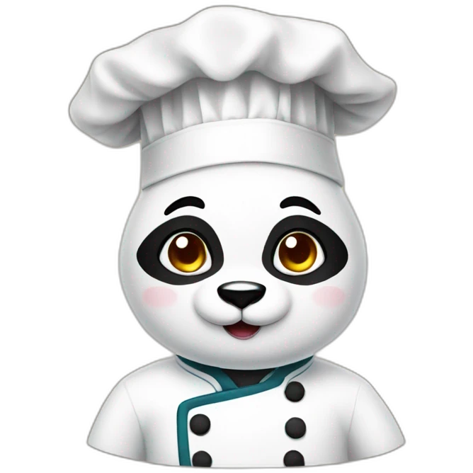 panda chef emoji