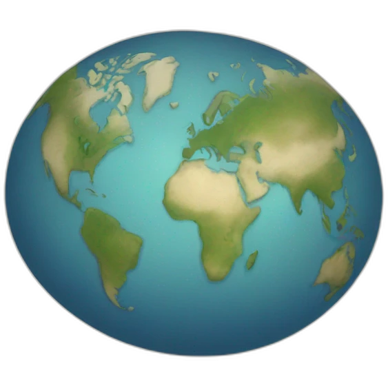 round world map emoji