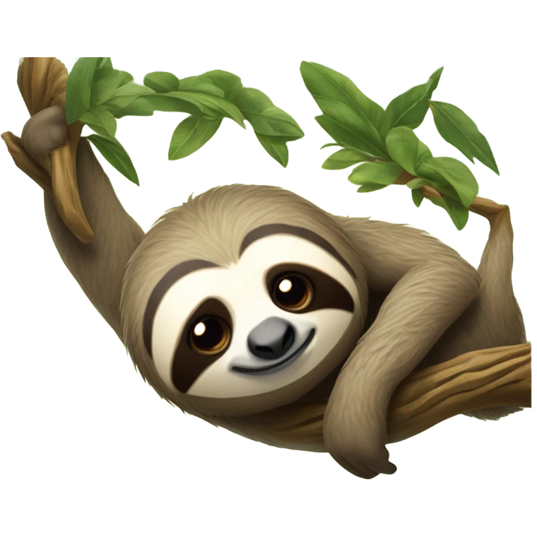 Sad sloth emoji