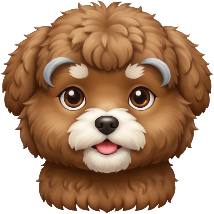 Brown Shihpoo emoji