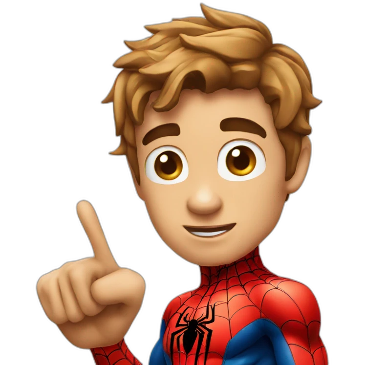 spiderman-pointing-birthday emoji