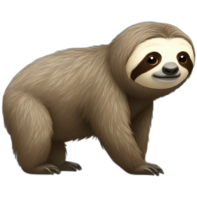 Rich sloth emoji
