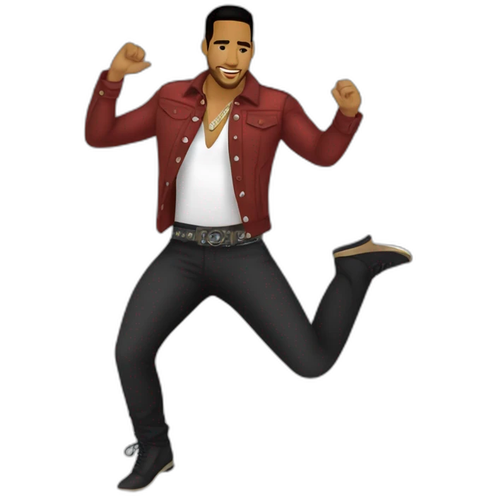 Romeo santos bailando emoji