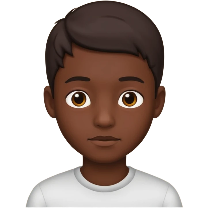 boy with dark skin emoji