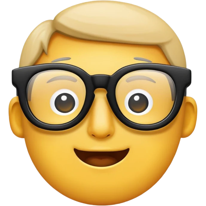 black glasses  emoji