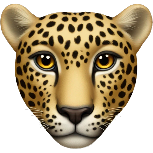 leopard heart  emoji