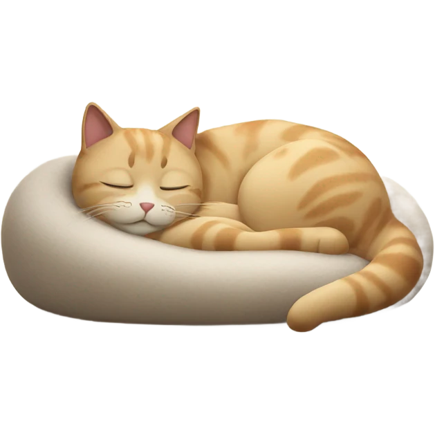 Cat sleeping  emoji