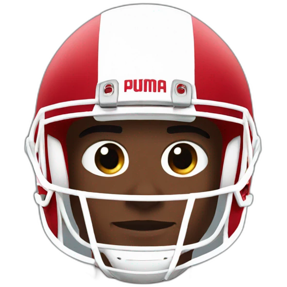a puma football player emoji