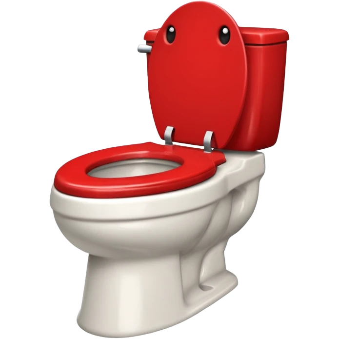 evil red toilet emoji