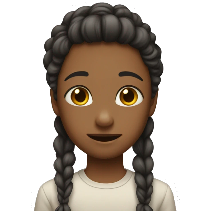 He patted a girl on the head emoji