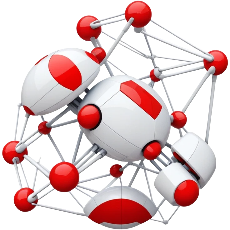  White And Red Cyber Aesthetic Deco emoji
