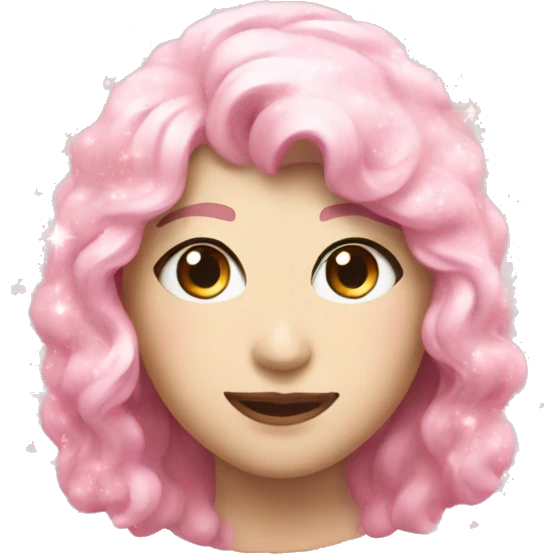 Light pink sparkles dust emoji