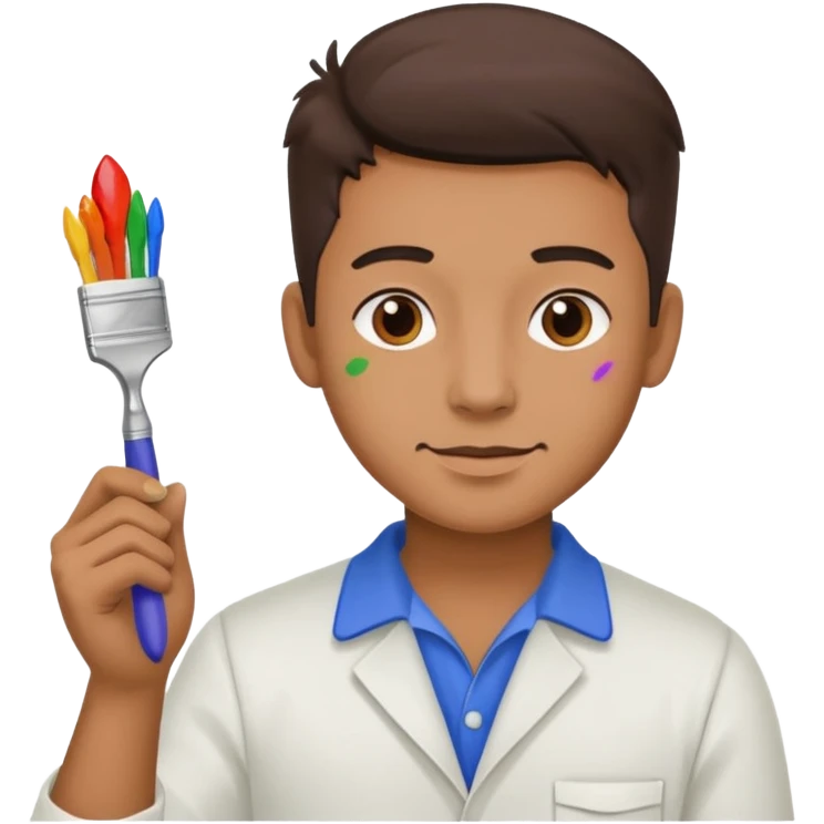 gay painter emoji