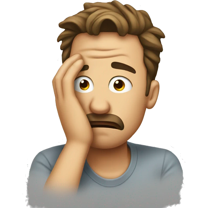 man facepalm  emoji