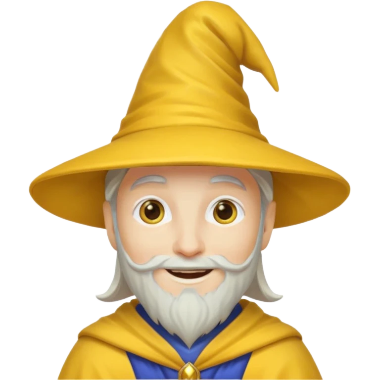 wizard yellow hat emoji