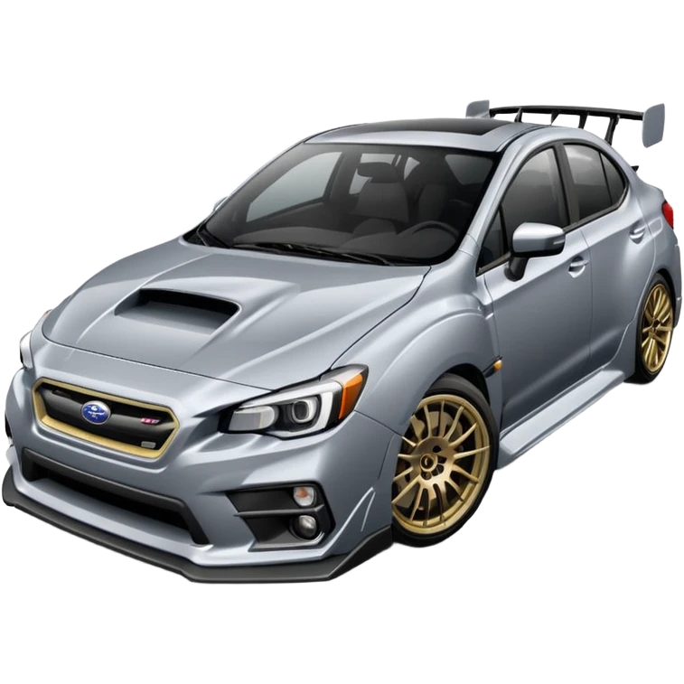 series grey subaru sti emoji