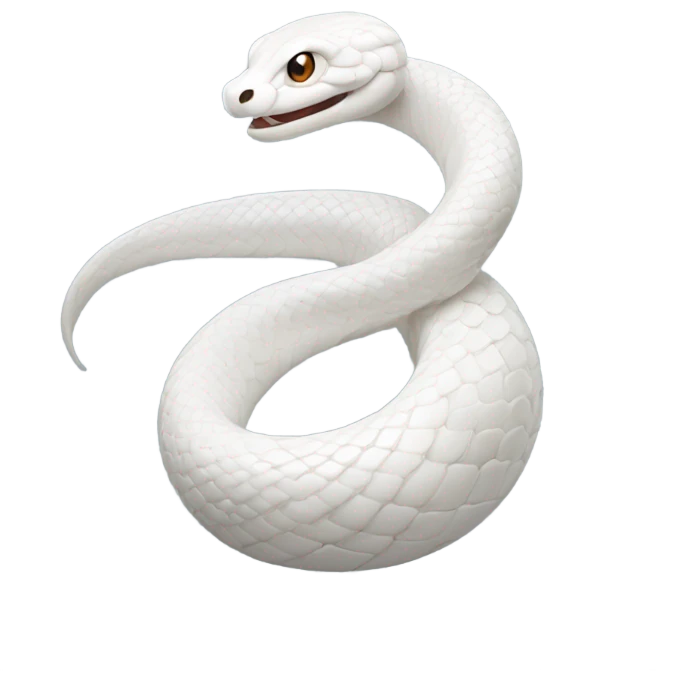White snake in Chinese style emoji