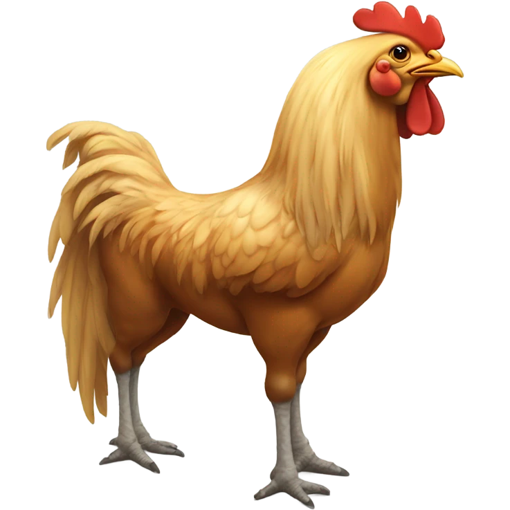 Chicken riding a horse emoji