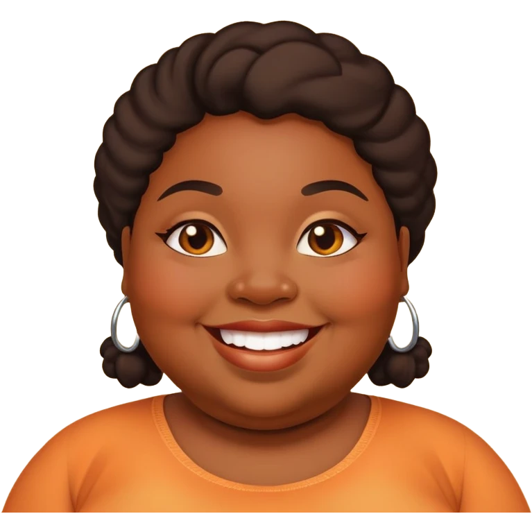 Fat black woman emoji
