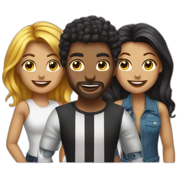 female photographer, a dj and a vocalist emoji