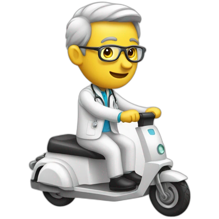 docteur trottinette électrique emoji