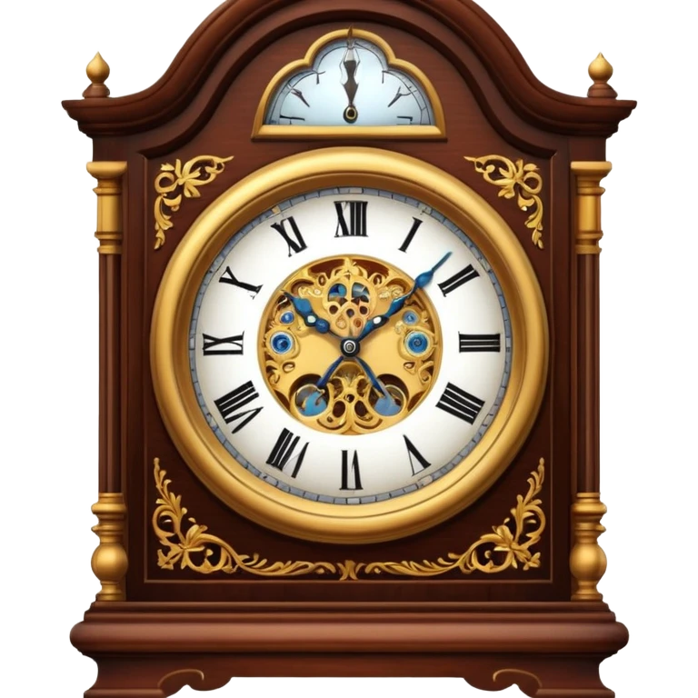 Grandfather's old clock emoji