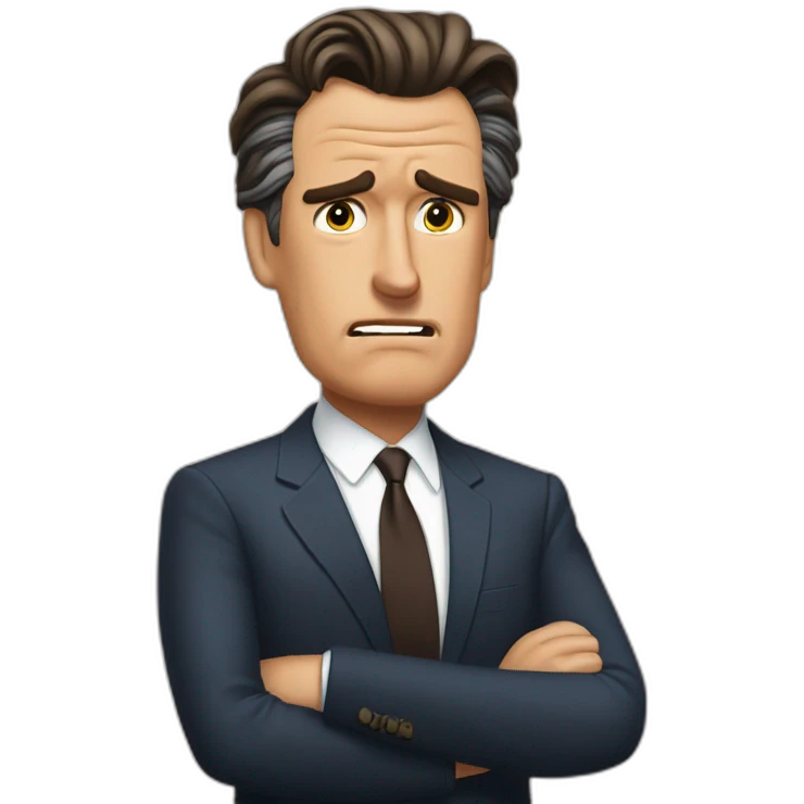 Gavin Newsom feeling nauseous emoji