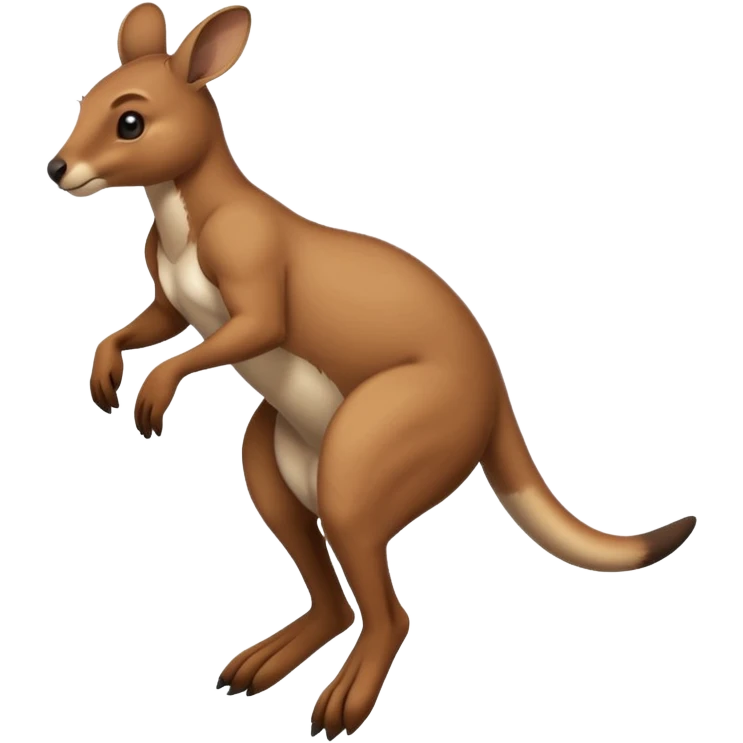 Kangourou qui saute emoji