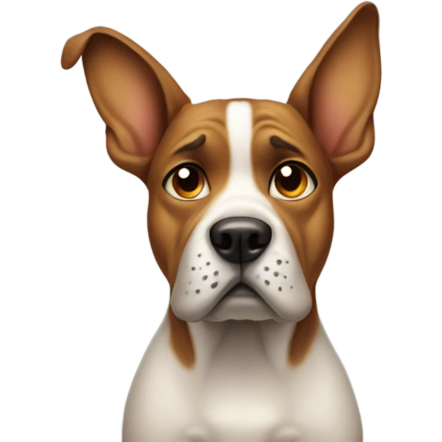 Dog pouting  emoji