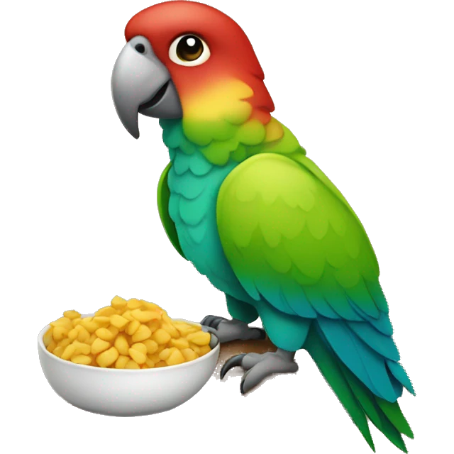 Parrot Foodie emoji