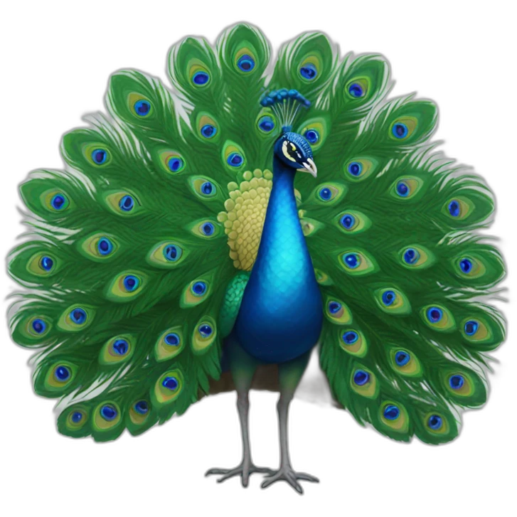 Peacock emoji