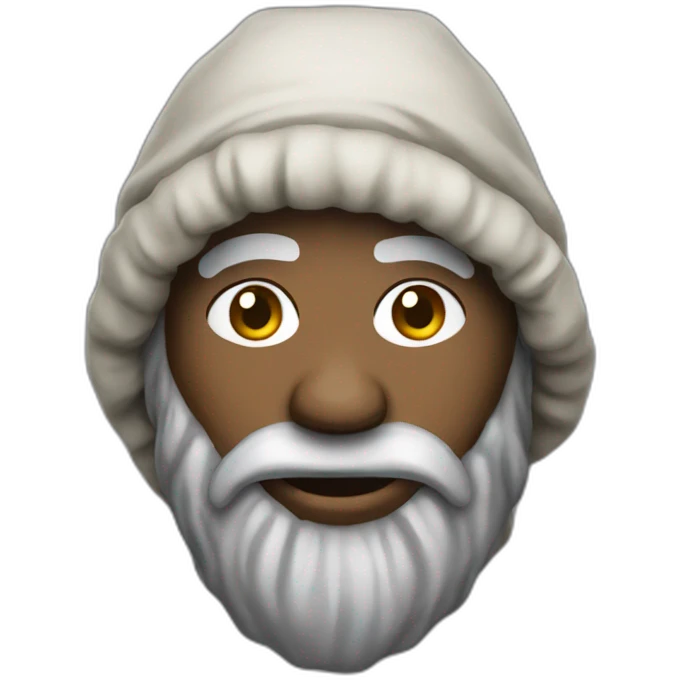 homeless man wearing rags emoji