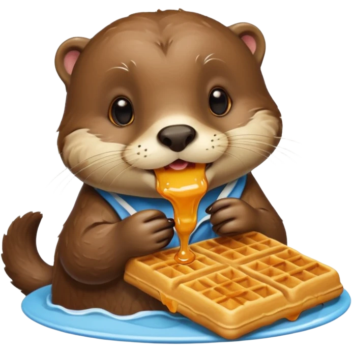 otter waffle emoji