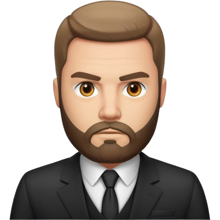 bearded hitman emoji