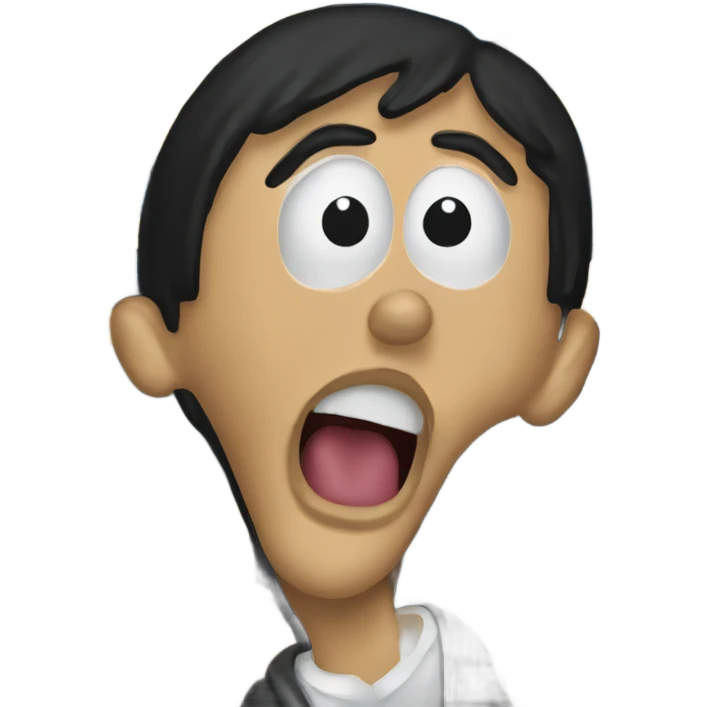 The scream painting emoji