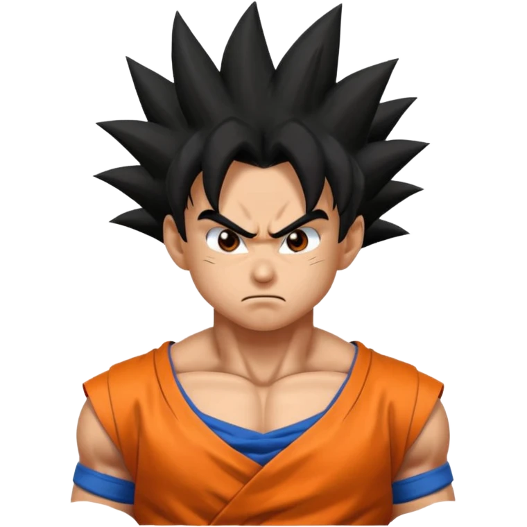 Goku angry emoji