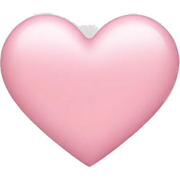 very light pink heart emoji