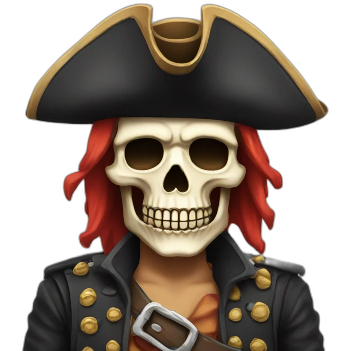 calavera pirata emoji