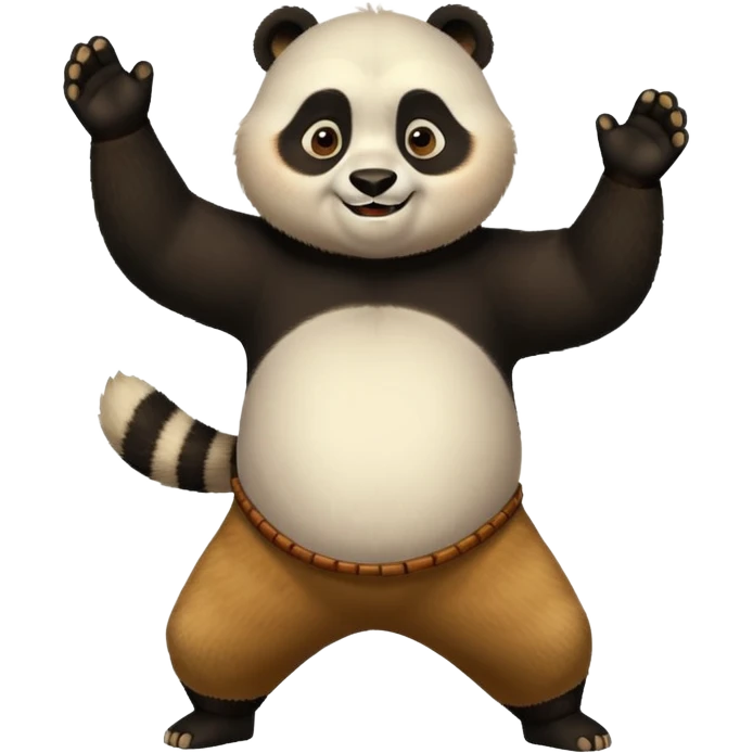 kung fu panda whole body emoji