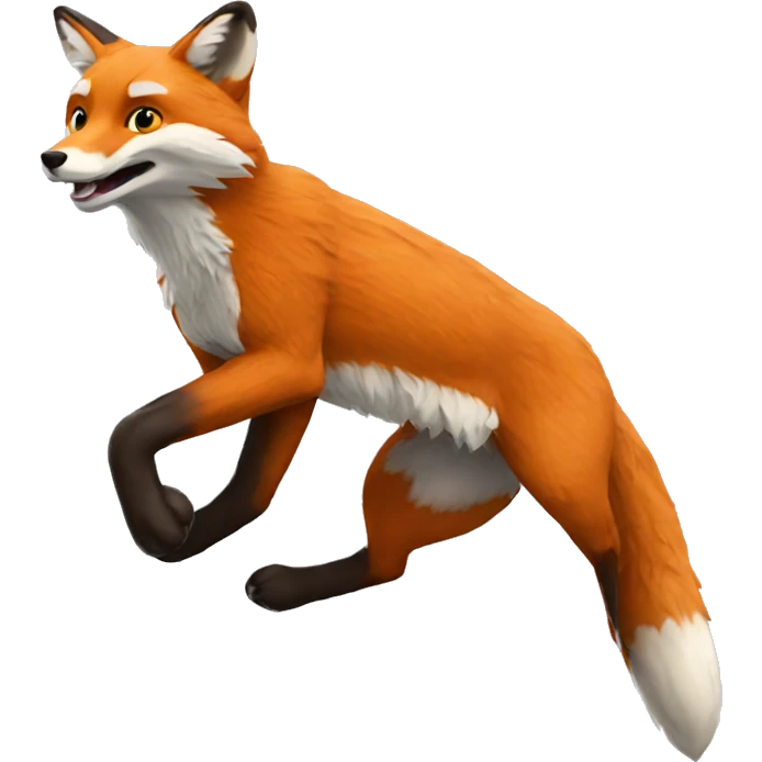 fox jump emoji