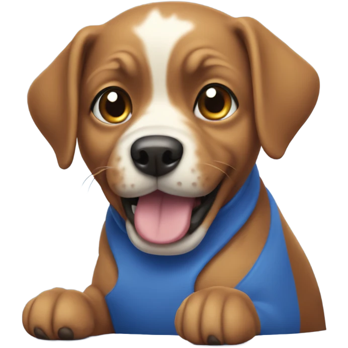 blueberry dog emoji