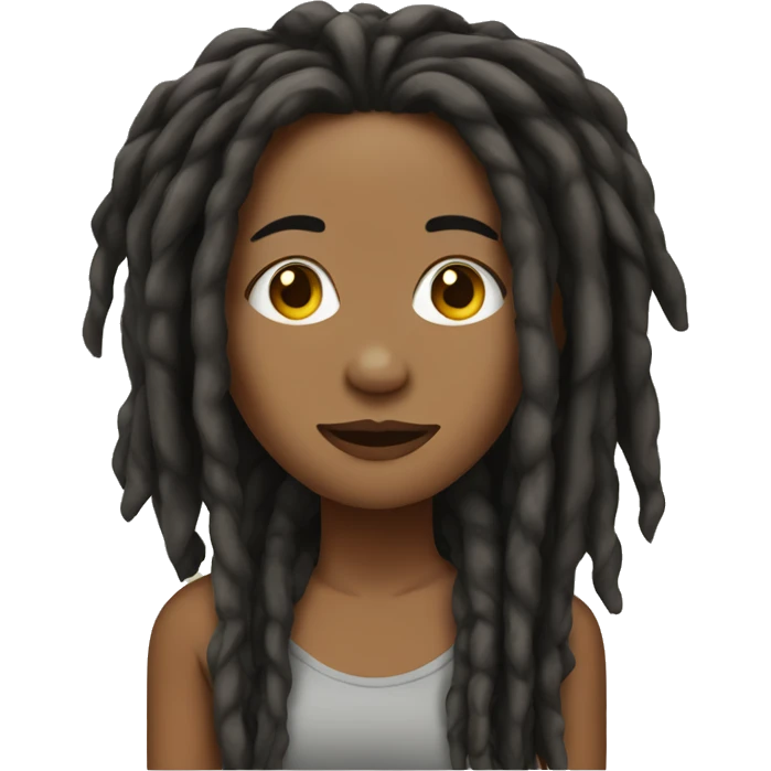 woman with dreads emoji
